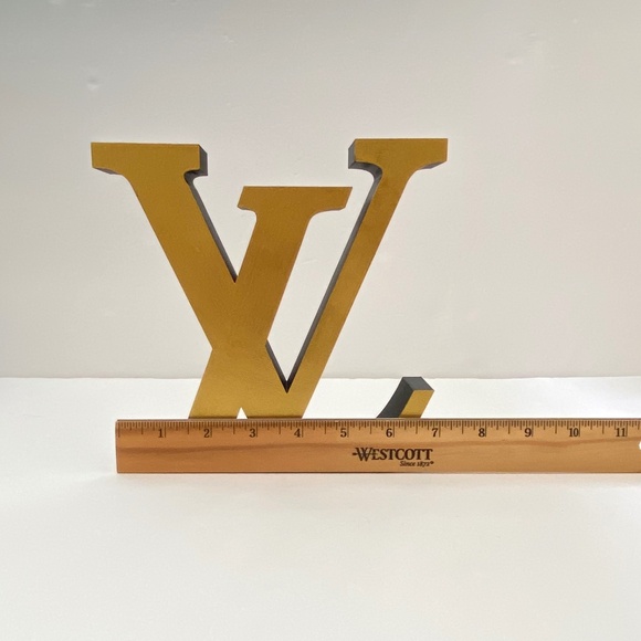 ❗️PRICE DROP❗️Rare Large LV Gold/Black Art Decor - Picture 6 of 6